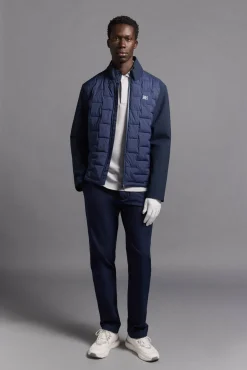 Pedro del Hierro Casacos|Sobretudos-Jaqueta de golfe acolchoada Azul