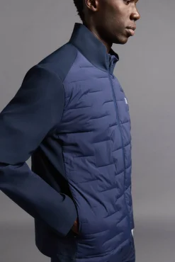 Pedro del Hierro Casacos|Sobretudos-Jaqueta de golfe acolchoada Azul