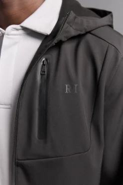 Pedro del Hierro Casacos|Sobretudos-Jaqueta de golfe simples Preto