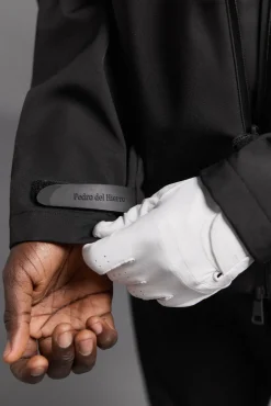 Pedro del Hierro Casacos|Sobretudos-Jaqueta de golfe simples Preto