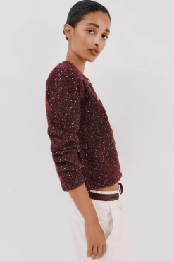 Cortefiel Camisolas-Jaqueta de lurex com botões Granada