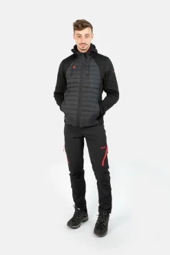 Izas Casacos-Jaqueta de polar respirável preto