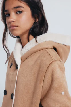 Springfield Kids Sobretudo|Casacos-Jaqueta de tecido trespassado para menina azul