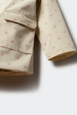 Springfield Kids Sobretudo|Casacos-Jaqueta emborrachada de bolinhas para menina estampado