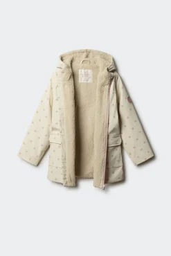 Springfield Kids Sobretudo|Casacos-Jaqueta emborrachada de bolinhas para menina estampado