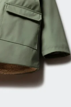 Springfield Kids Sobretudo|Casacos-Jaqueta emborrachada para menina verde