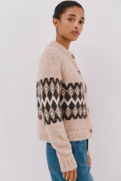 Cortefiel Camisolas-Jaqueta grega posicional Tostado