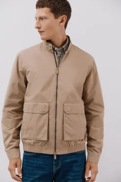 Cortefiel Casacos-Jaqueta leve casual Tostado