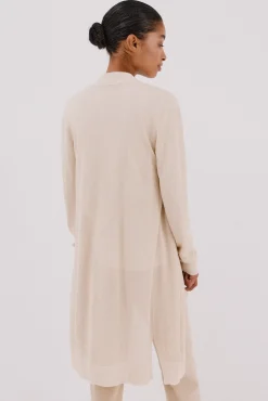 Cortefiel Camisolas-Jaqueta longa em lurex Tostado