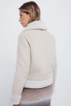 Springfield Sobretudos-Jaqueta motard dupla face castanho