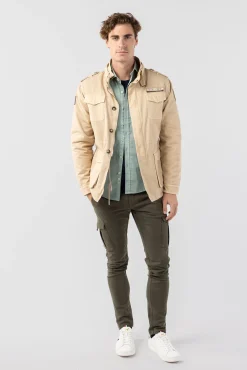 Williot Casacos-Jaqueta saariana com manchas Tostado