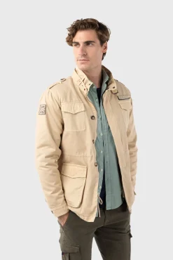 Williot Casacos-Jaqueta saariana com manchas Tostado