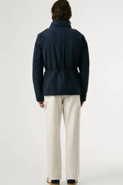 Pepe Jeans Casacos-Jaqueta Sahariana Stretch azul