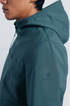 Springfield Casacos-Jaqueta softshell com capuz verde