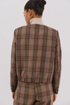 Cortefiel Fatos|Blazers-Jaqueta xadrez Castanho