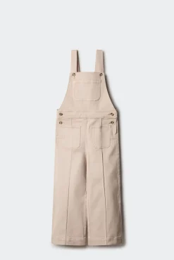 Springfield Kids Vestidos-Jardineiras compridas com bolsos para meninas rosa