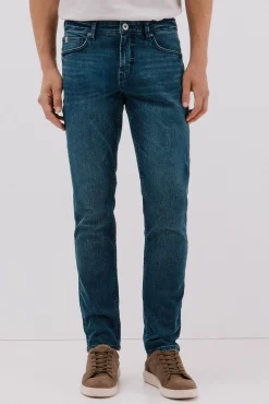 Cortefiel Jeans|Calças-Jeans corte ajustado Azul