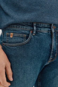 Cortefiel Jeans|Calças-Jeans corte ajustado Azul