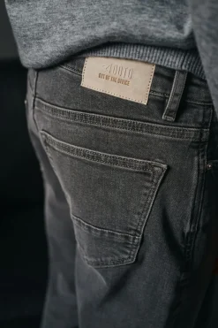 OOTO Jeans|Calças-Jeans corte ajustado Cinzento