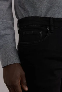 Pedro del Hierro Jeans|Calças-Jeans corte ajustado Preto