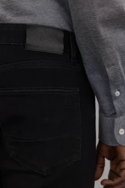 Pedro del Hierro Jeans|Calças-Jeans corte ajustado Preto