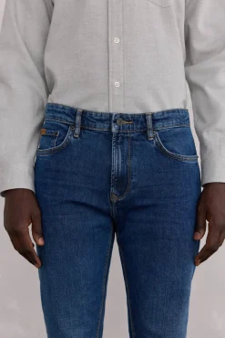 Pedro del Hierro Jeans|Calças-Jeans corte ajustado Azul