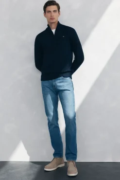 Pedro del Hierro Jeans|Calças-Jeans corte ajustado Azul