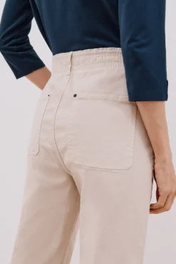 Cortefiel Jeans|Calças-Jeans de corte fácil Ecru