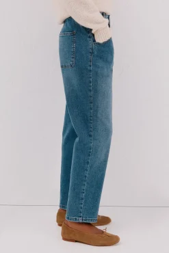 Cortefiel Jeans|Calças-Jeans de corte fácil Azul