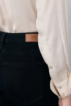 Pedro del Hierro Jeans|Calças-Jeans flare push-up Preto