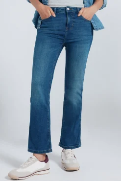 Springfield Jeans-Jeans kick flare azul