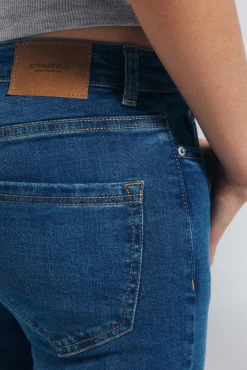 Springfield Jeans-Jeans kick flare azul