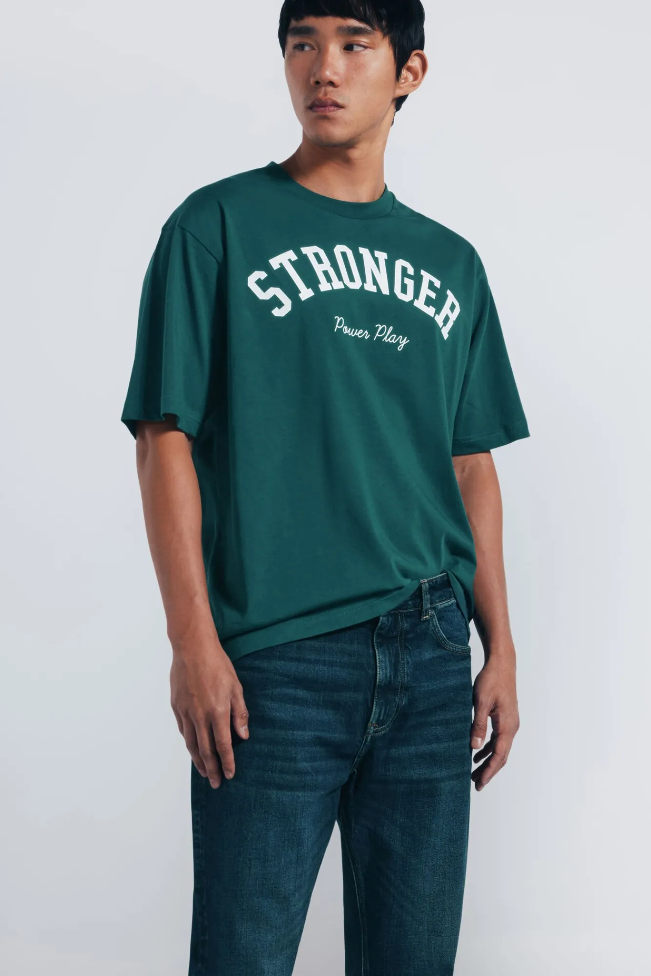 Springfield Jeans-Jeans lavado escuro regular fit azul