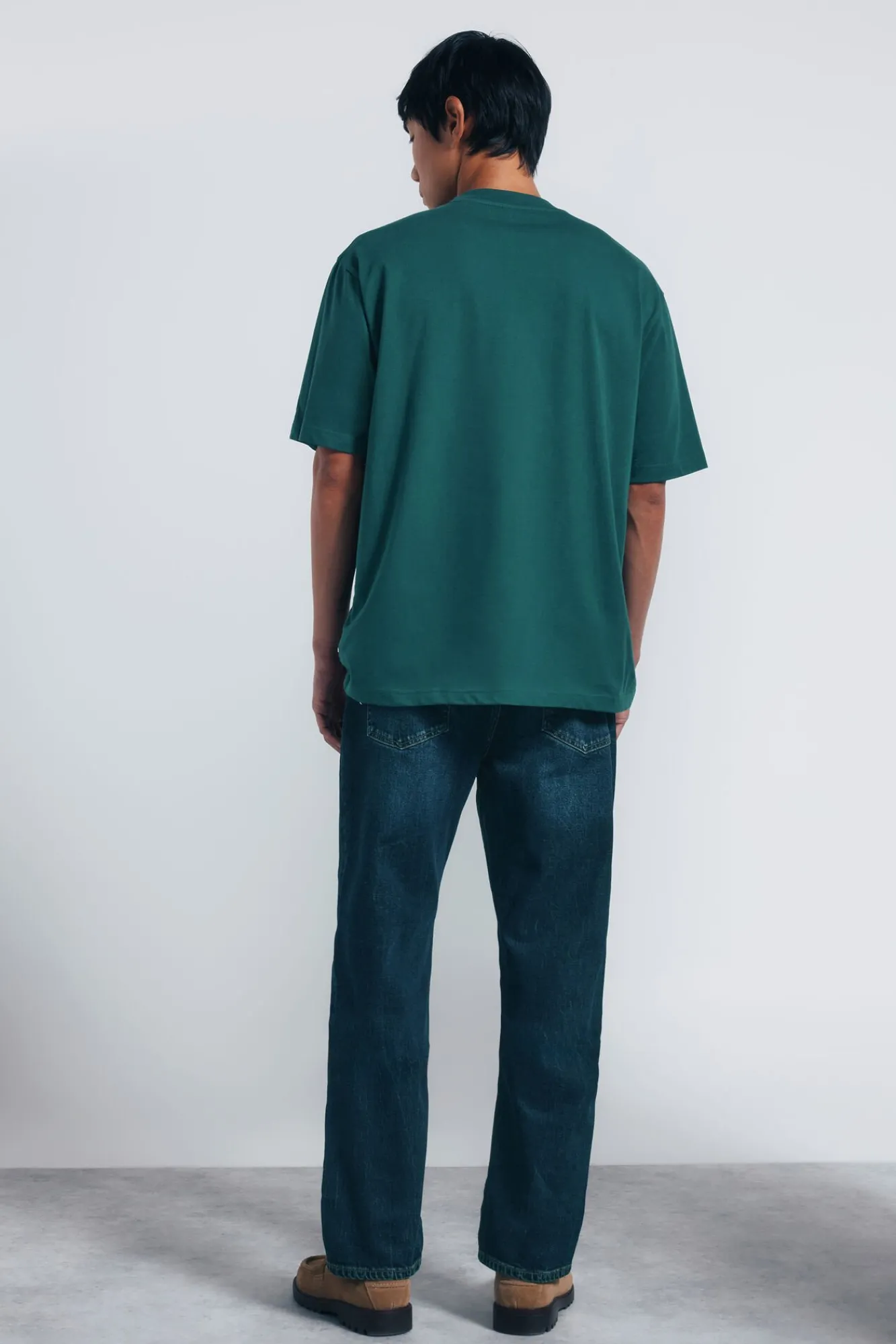 Springfield Jeans-Jeans lavado escuro regular fit azul