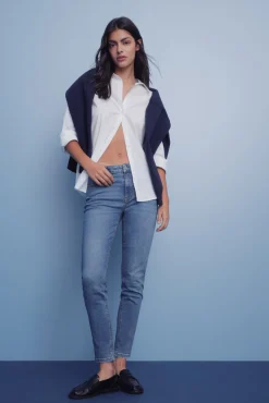 Springfield Jeans-Jeans Push up azul