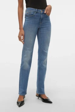 Vero Moda Jeans|Calças-Jeans retos Azul