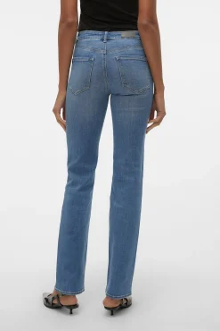 Vero Moda Jeans|Calças-Jeans retos Azul