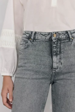 Pedro del Hierro Jeans|Calças-Jeans retos básicos Cizento