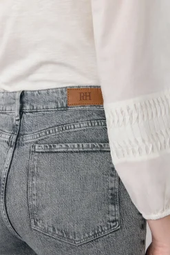 Pedro del Hierro Jeans|Calças-Jeans retos básicos Cizento
