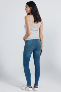 Springfield Jeans-Jeans skinny azul