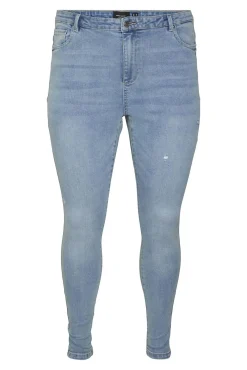 Vero Moda Curve Jeans|Calças-Jeans skinny tamanho grande Azul