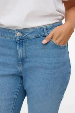 Vero Moda Curve Jeans|Calças-Jeans skinny tamanho grande Azul