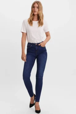 Vero Moda Jeans|Calças-Jeans Tanya skinny Azul