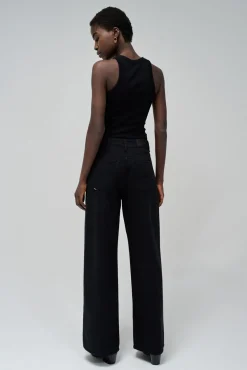 Salsa Jeans Jeans|Calças-Jeans wide leg Preto