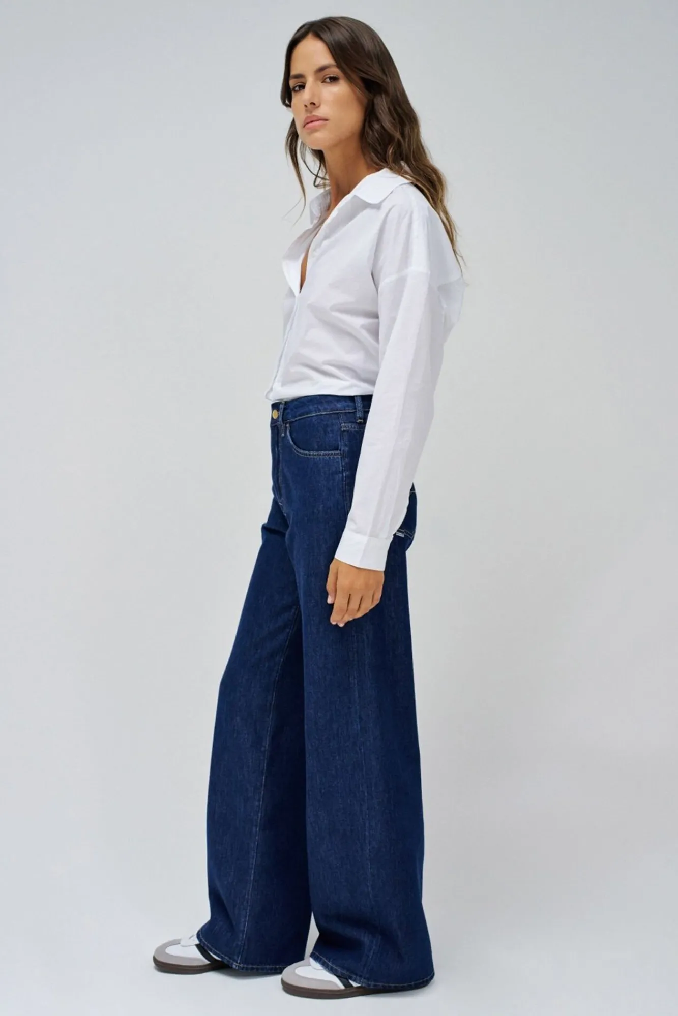 Salsa Jeans Jeans|Calças-Jeans wide leg Azul