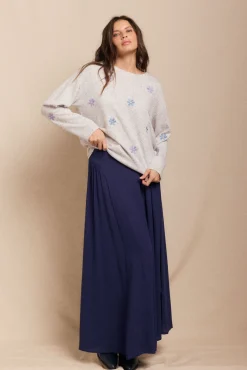 Slowlove Camisolas-Jersey bordado Cinzento