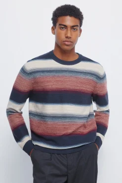 Springfield Camisolas-Jersey estruturado multi-listrado vermelho