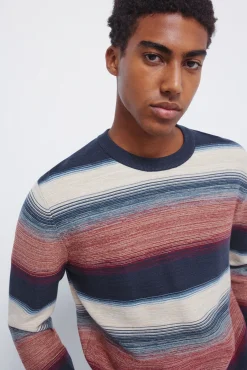 Springfield Camisolas-Jersey estruturado multi-listrado vermelho