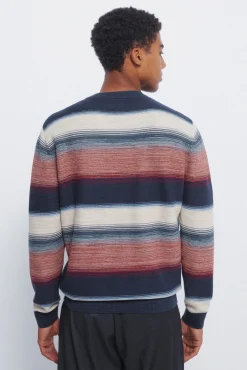 Springfield Camisolas-Jersey estruturado multi-listrado vermelho