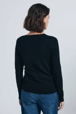 Springfield Camisolas-Jersey fino com botões e punhos preto